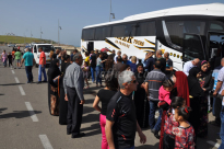 بالصور: انطلاق الفوج الأخير من معتمري مدينة يافا إلى الديار الحجازية